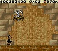 une photo d'Ã©cran de Daffy Duck - Un Tresor de Canard sur Nintendo Game Boy Color